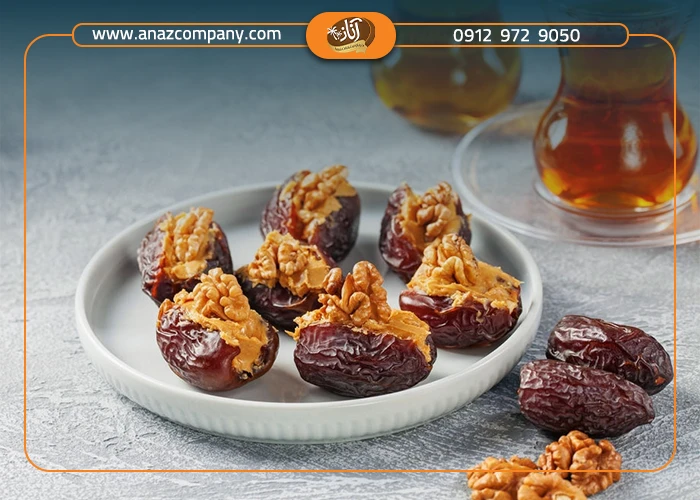 مقایسه خرما با ارده و مغزیجات با میان‌وعده‌های صنعتی